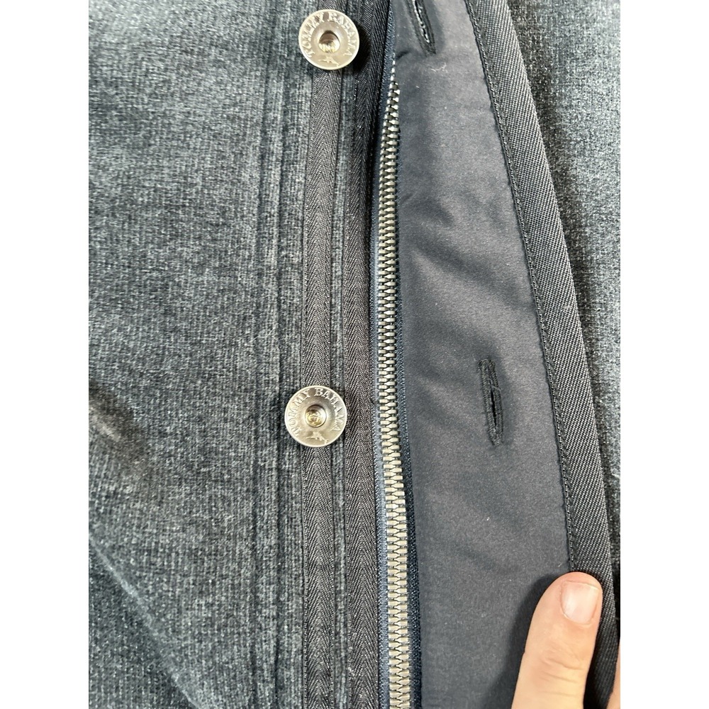 Tommy Bahama fleece jacket gray soft lining zip and button large - Picture 4 of 9